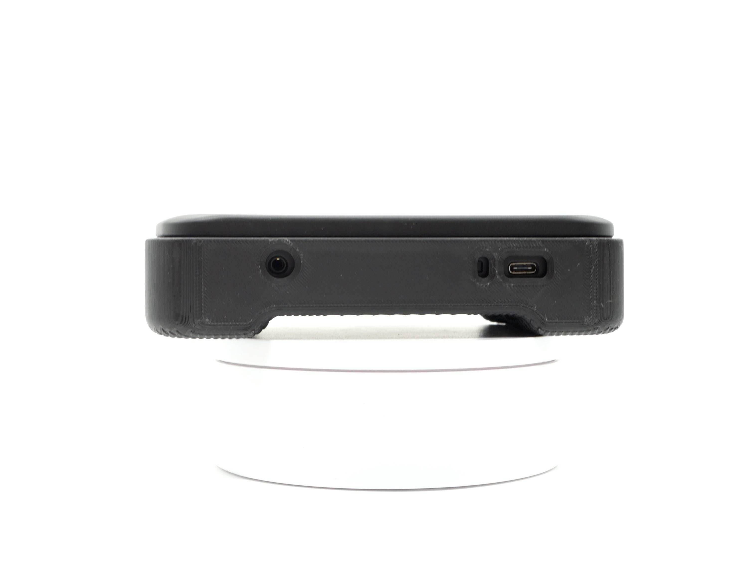 Felt Slim Grip for Anbernic RG Slide Slim Comfort Grip with Felt Wrap Ergonomic RG-Slide Handheld Deluxe - Black
