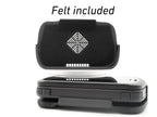 Felt Slim Grip for Anbernic RG Slide Slim Comfort Grip with Felt Wrap Ergonomic RG-Slide Handheld Deluxe - Black