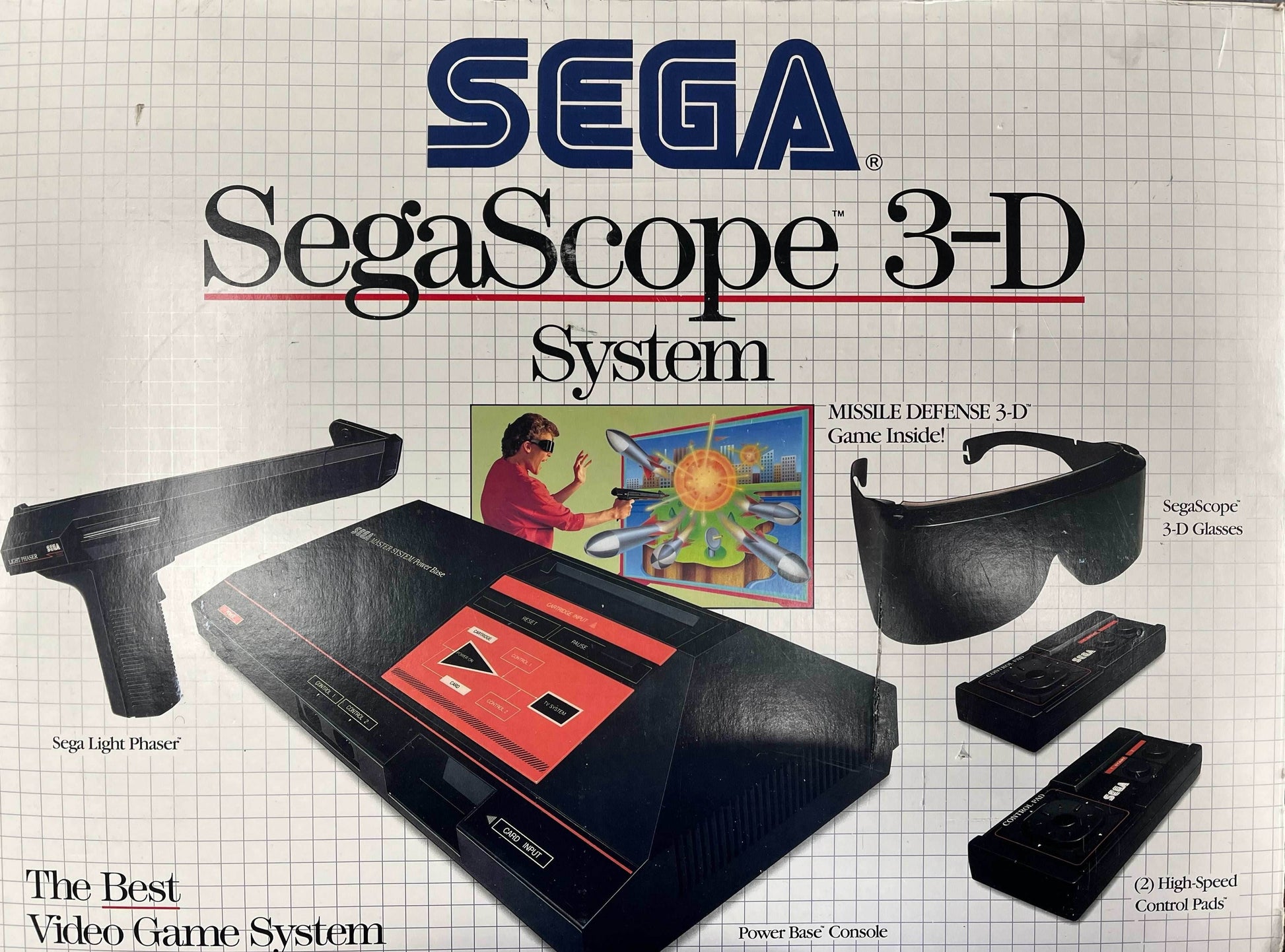 Sega Scope 3-D Bundle + Maze hunter 3-D Bundle (Sega Master System) - Game Console Only