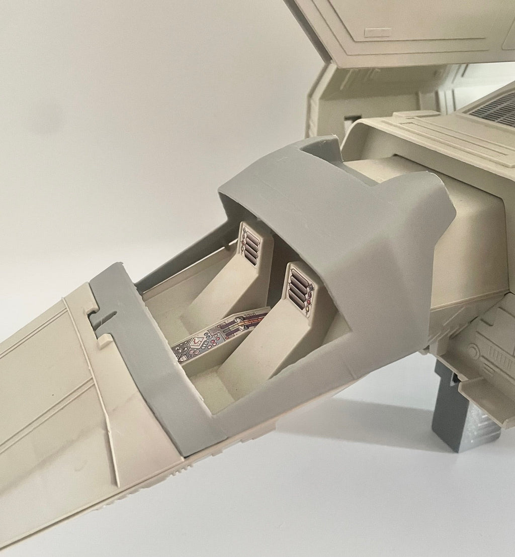 Vintage Star Wars Kenner Imperial Shuttle Canopy Replacement Repro Part 1983