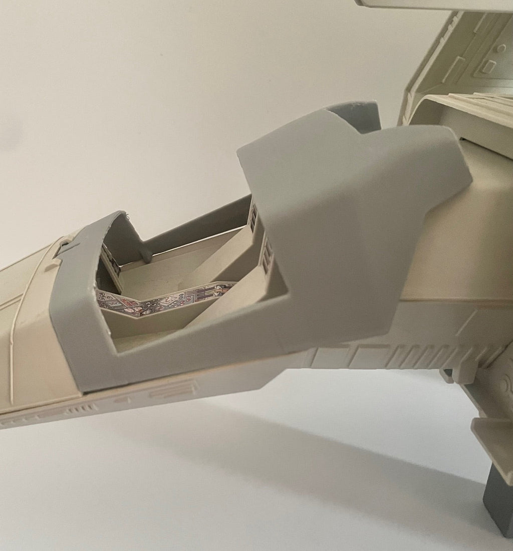 Vintage Star Wars Kenner Imperial Shuttle Canopy Replacement Repro Part 1983