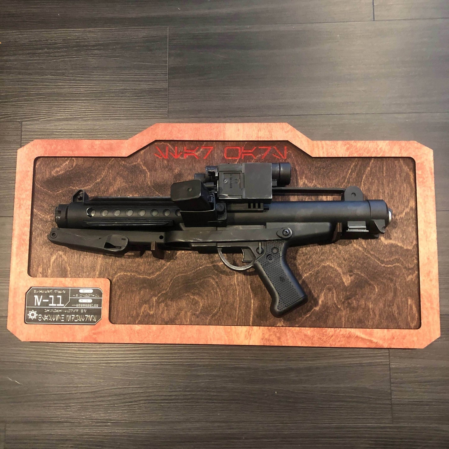 E-11 Blaster Wood Wall Mount - 