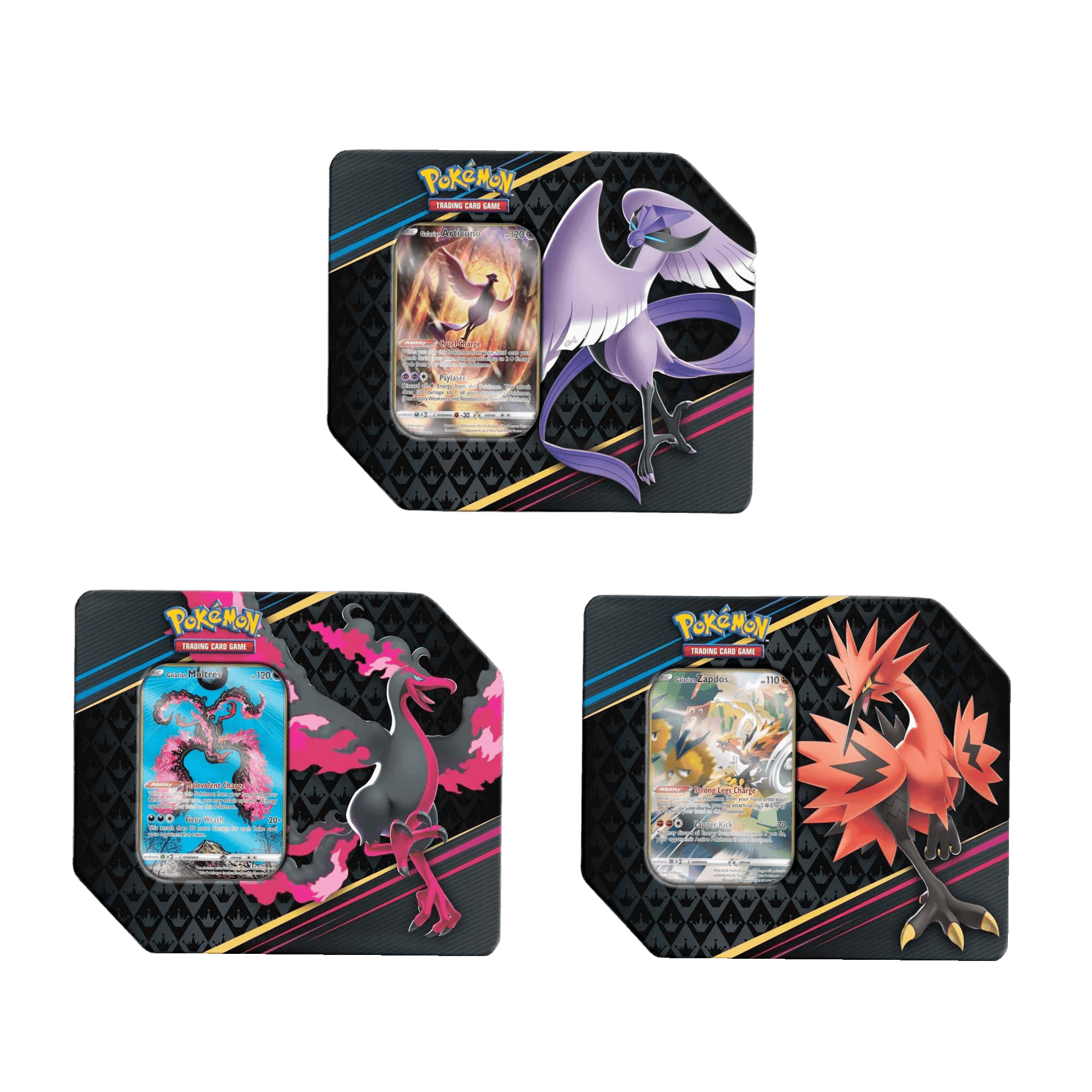 Pokemon Crown Zenith Legendary Bird Tin | New - Galarian Articuno