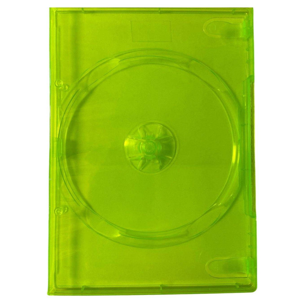 XBOX 360 Translucent Green Video Game Replacement Shell Storage Case - 
