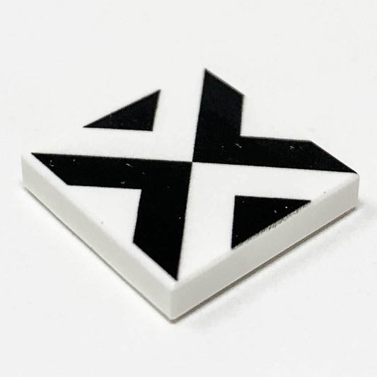 Black & White Kitchen / Diner Flooring - B3 Customs® Printed 2x2 Tile - 