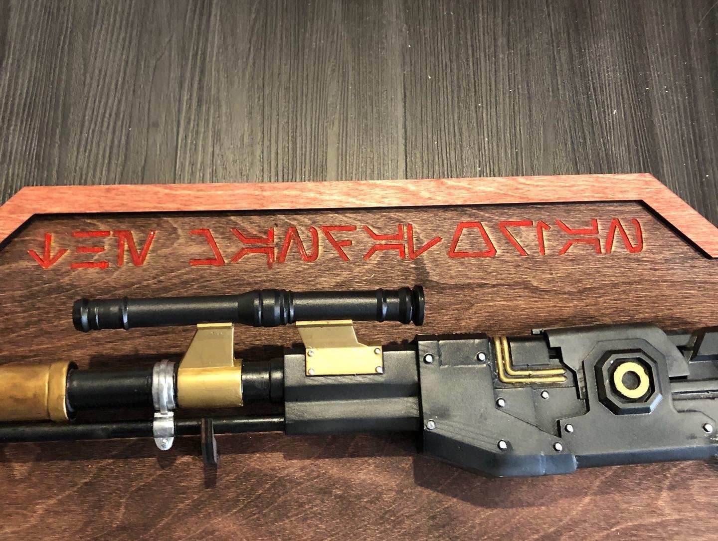 Amban Phase-Pulse Blaster Wood Wall Mount - 