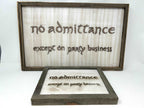 No Admittance Except on Party Business | LOTR Sign