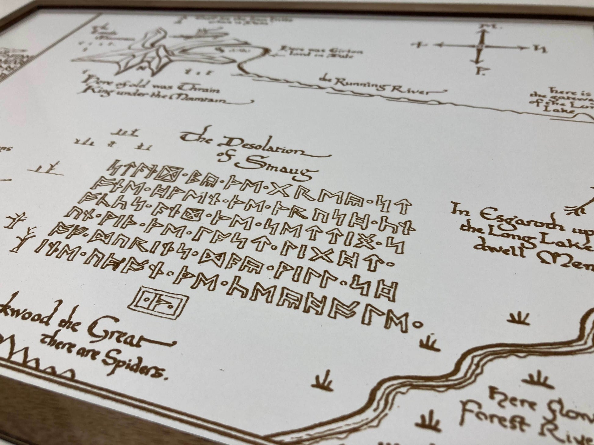 Lord of the Rings Map | The Misty Mountain - 