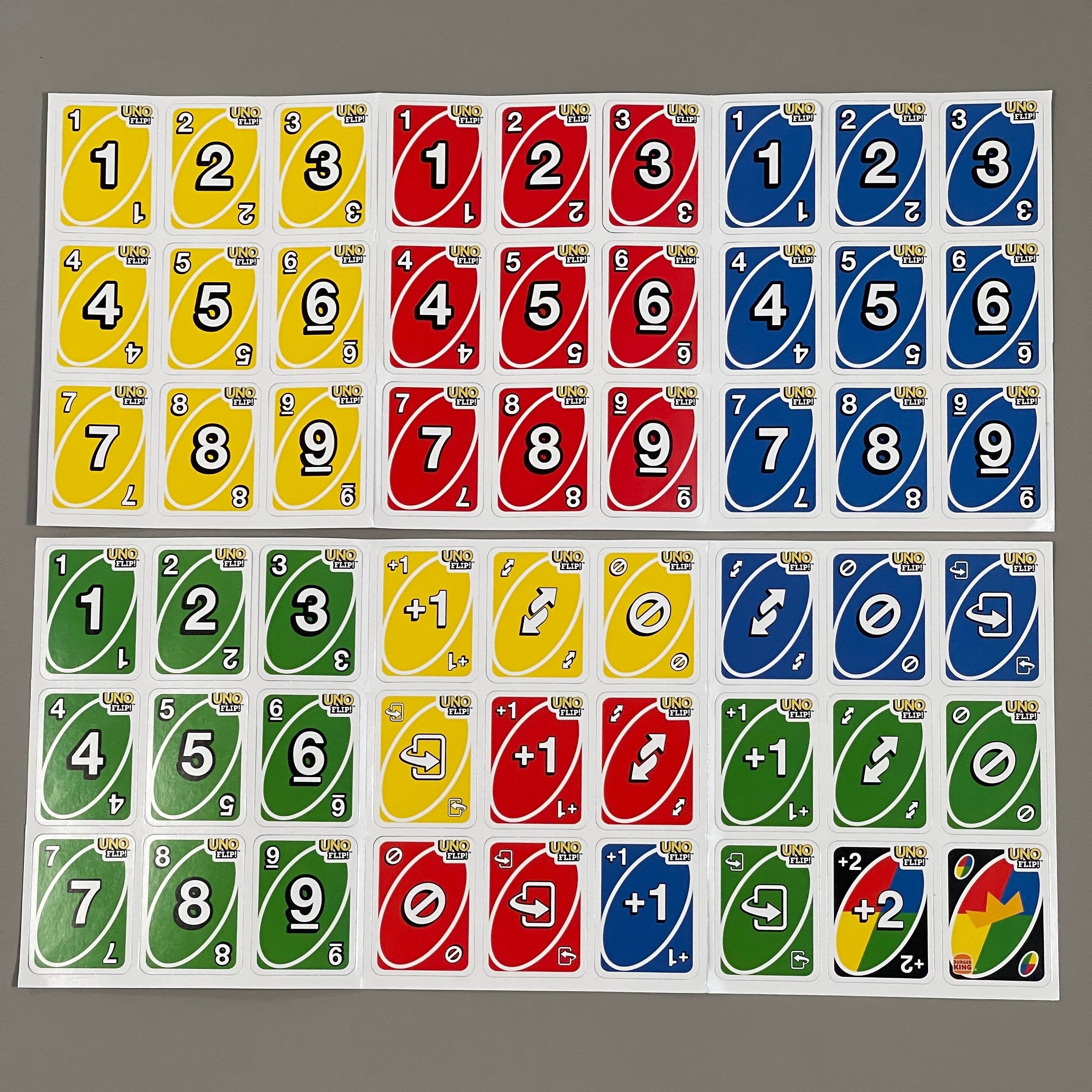 BURGER KING UNO Card Game Jul-Oct 2021 (Kid's Meal Toy) Mattel 15951B (New) - 
