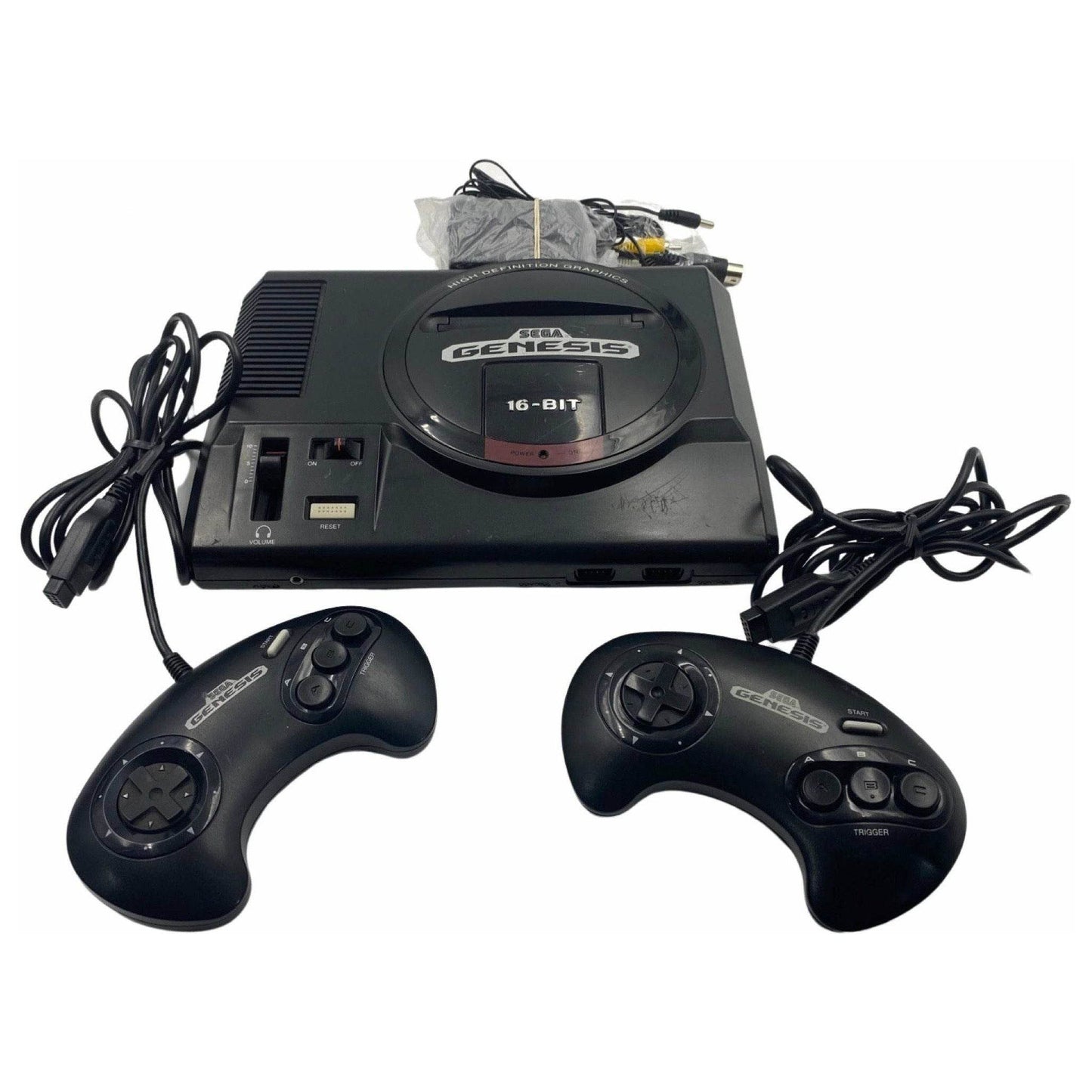 Sega Genesis Model 1 Console - Sega Genesis (Refurbished) - 2 Regular Sega OEM Controllers (Refurbished)