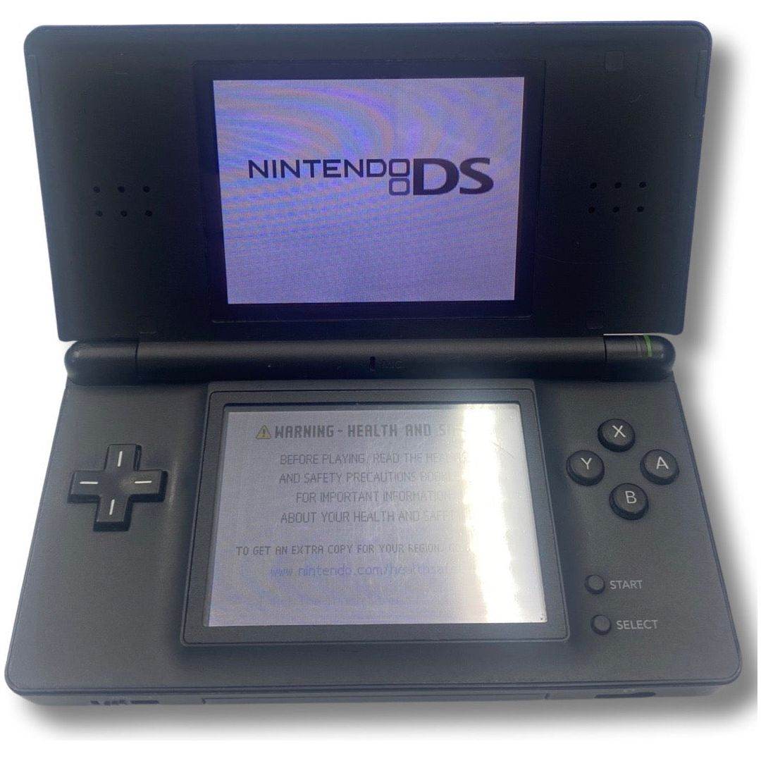 Cobalt & Black Nintendo DS Lite (Re-Shelled)- Nintendo DS - 