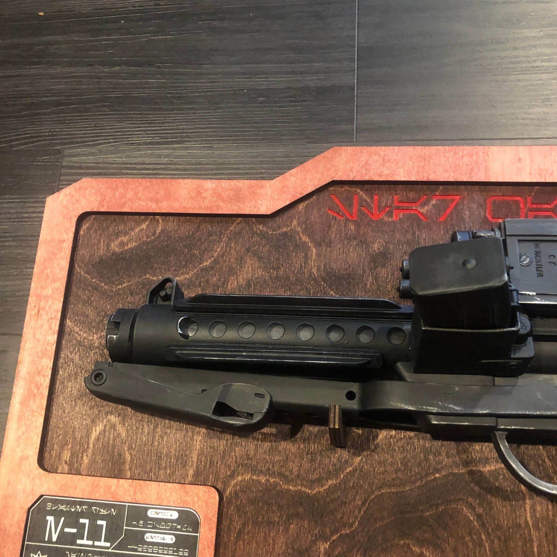 E-11 Blaster Wood Wall Mount - 