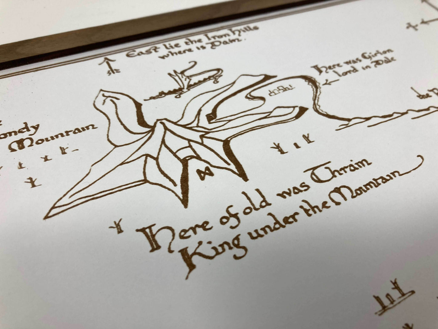 Lord of the Rings Map | The Misty Mountain - 