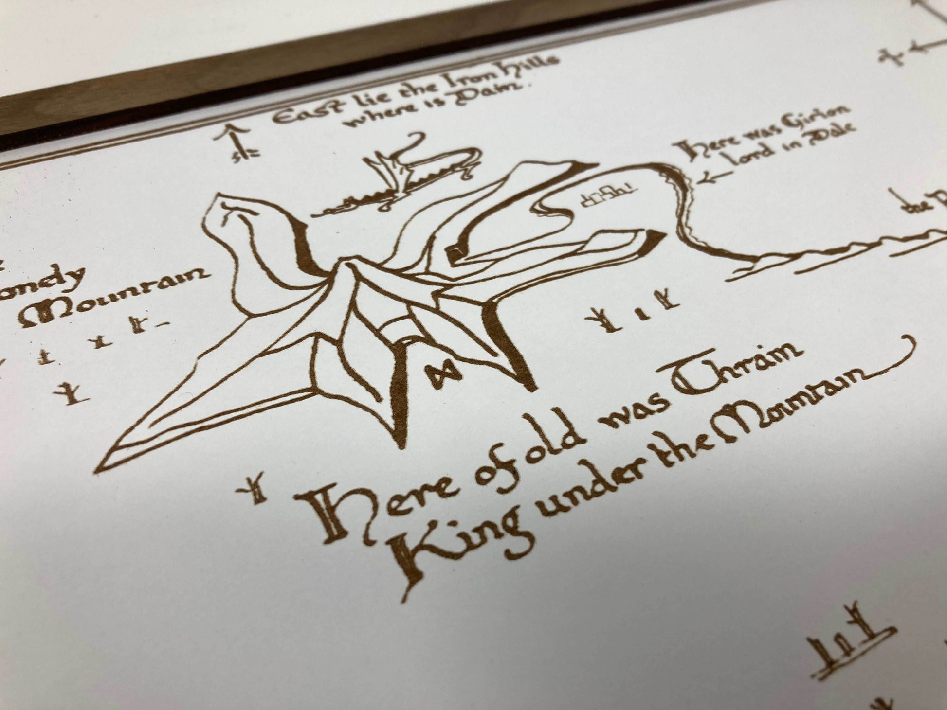 Lord of the Rings Map | The Misty Mountain - 