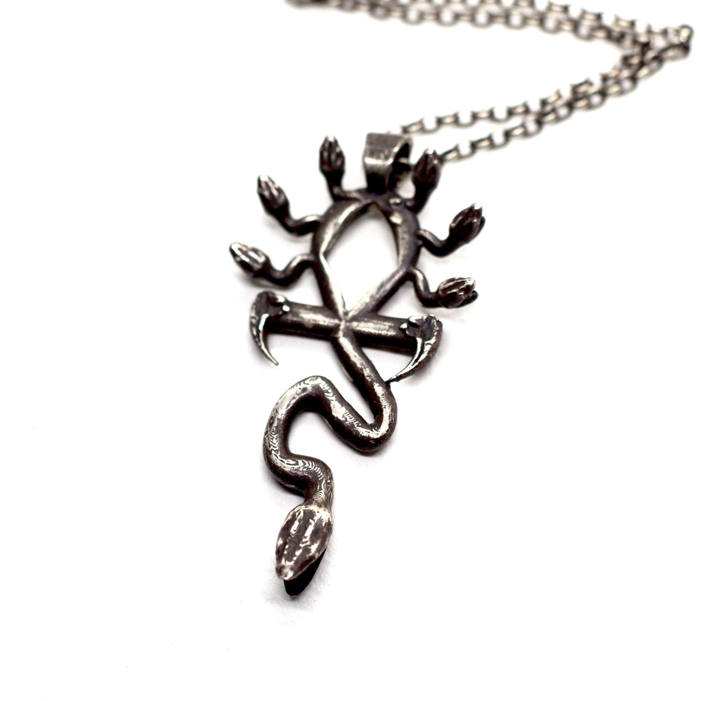 Medusa Ankh Necklace in Sterling Silver Fulfilled Julian The 2nd