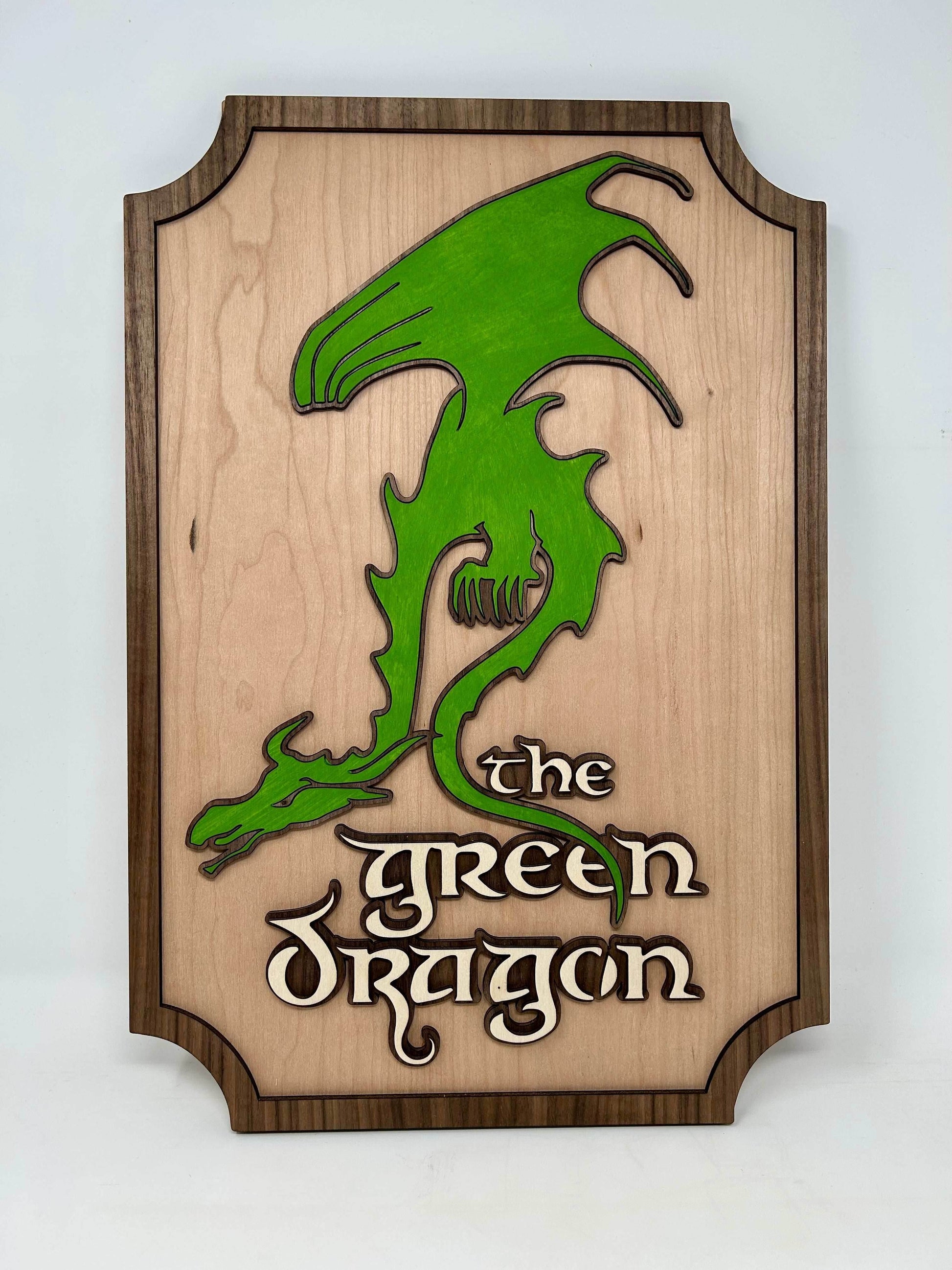 The Green Dragon Inn Sign - Single Sided