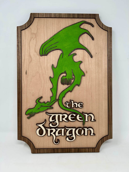 The Green Dragon Inn Sign - Single Sided