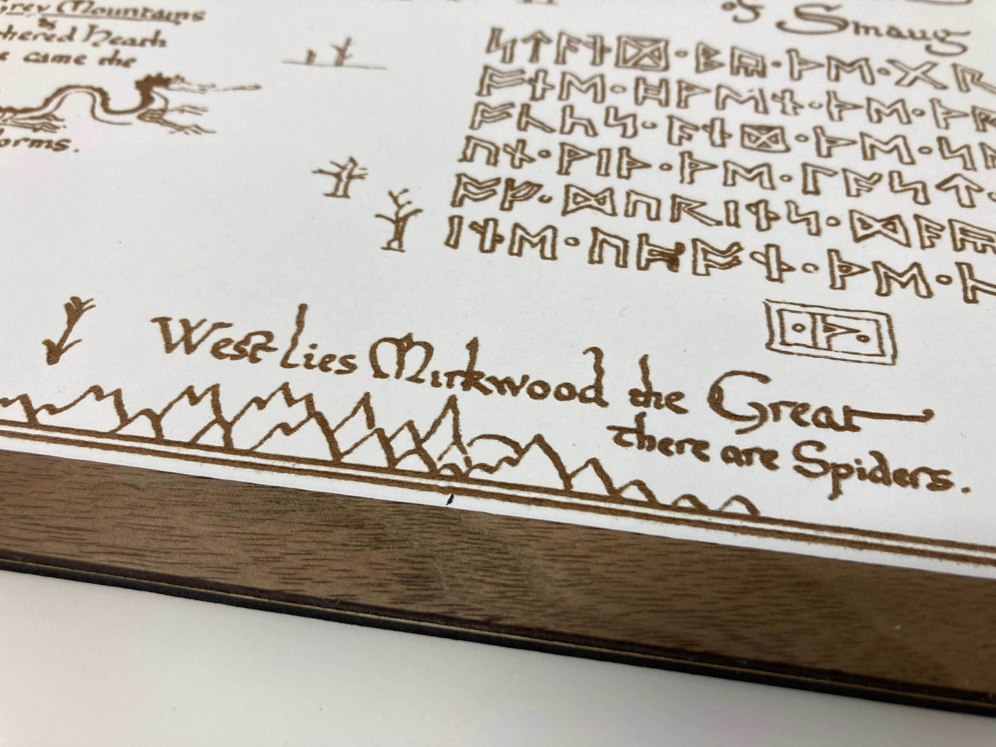 Lord of the Rings Map | The Misty Mountain - 