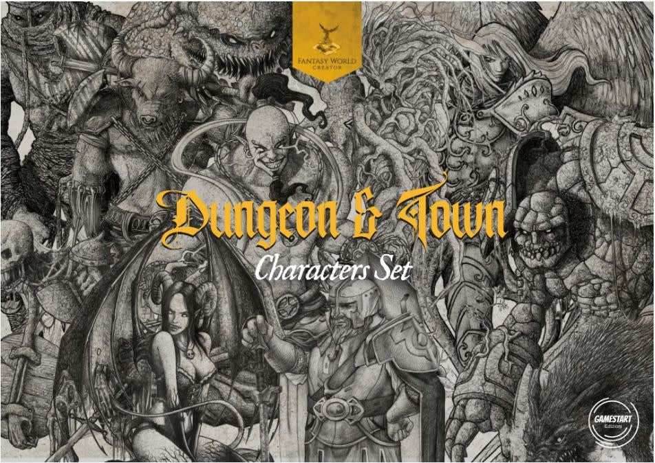 Fantasy World Creator: Dungeon & Town - Characters Pack - 