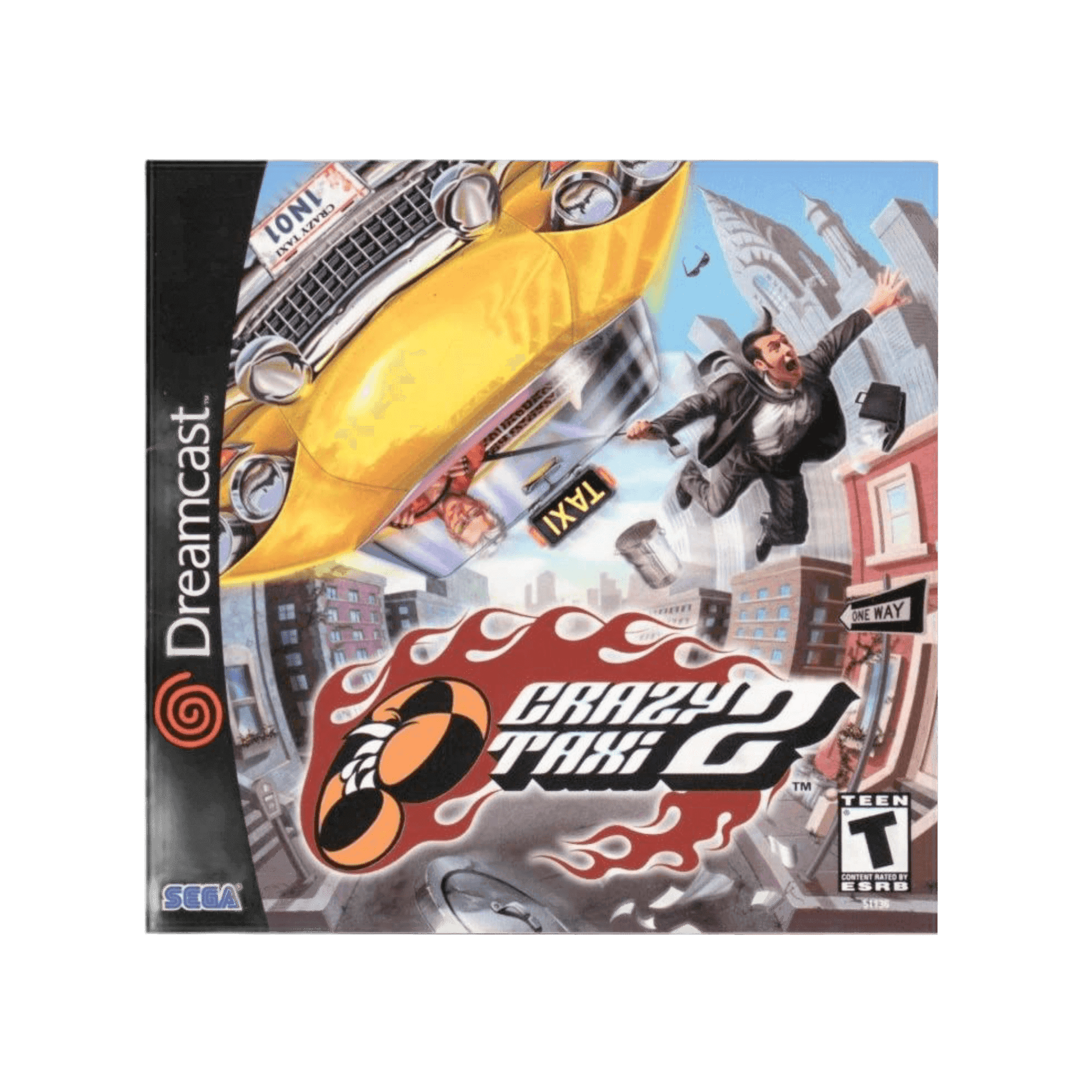 Crazy Taxi 2 | Dreamcast - VG with Manual and Cracked Case