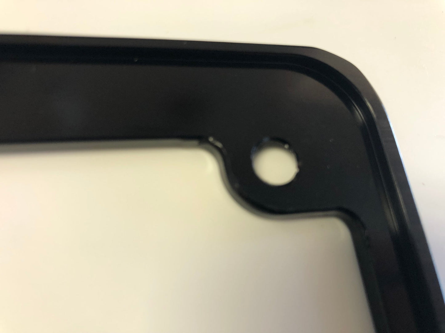 Flame Design Billet Aluminum Motorcycle License Plate Frame
