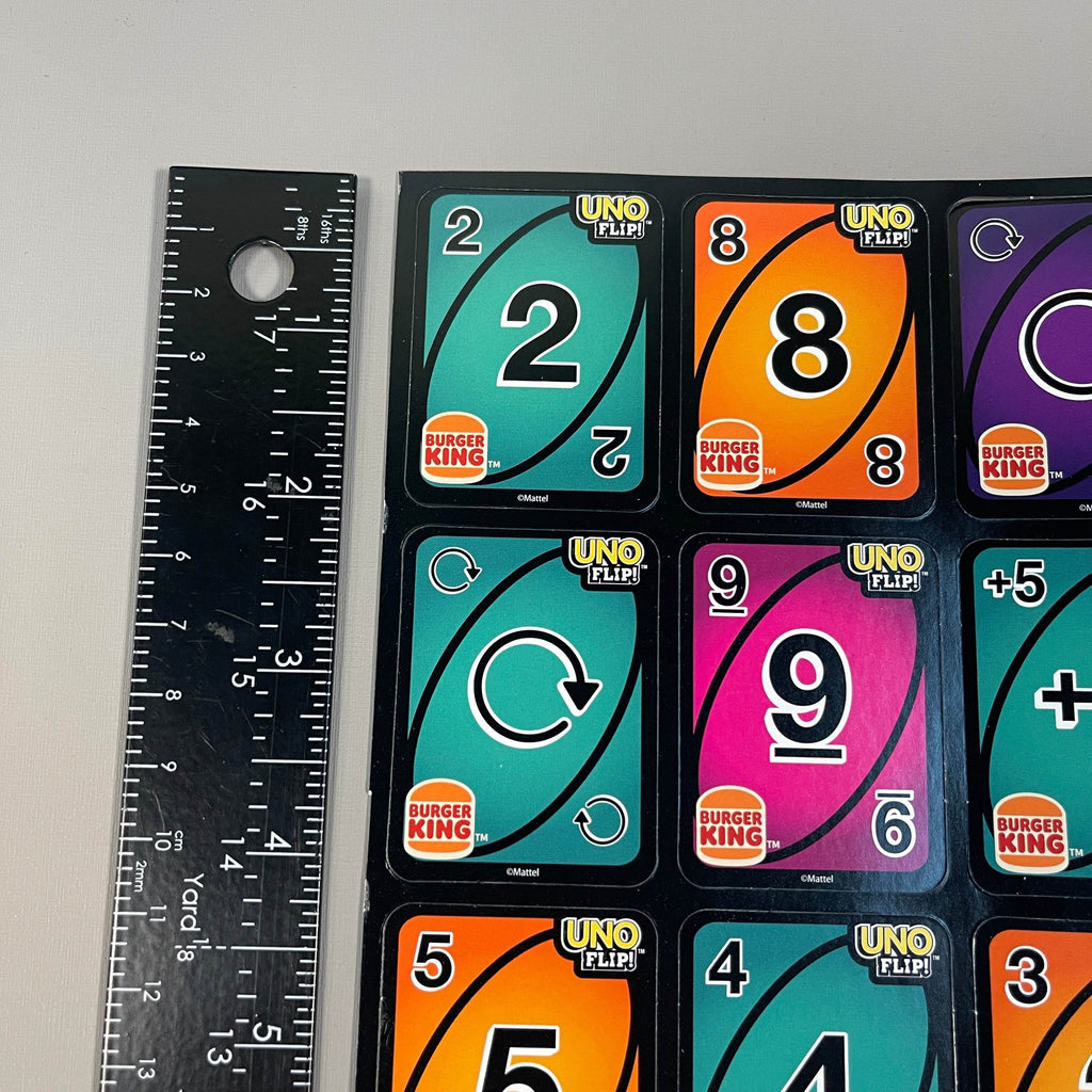 BURGER KING UNO Card Game Jul-Oct 2021 (Kid's Meal Toy) Mattel 15951B (New) - 