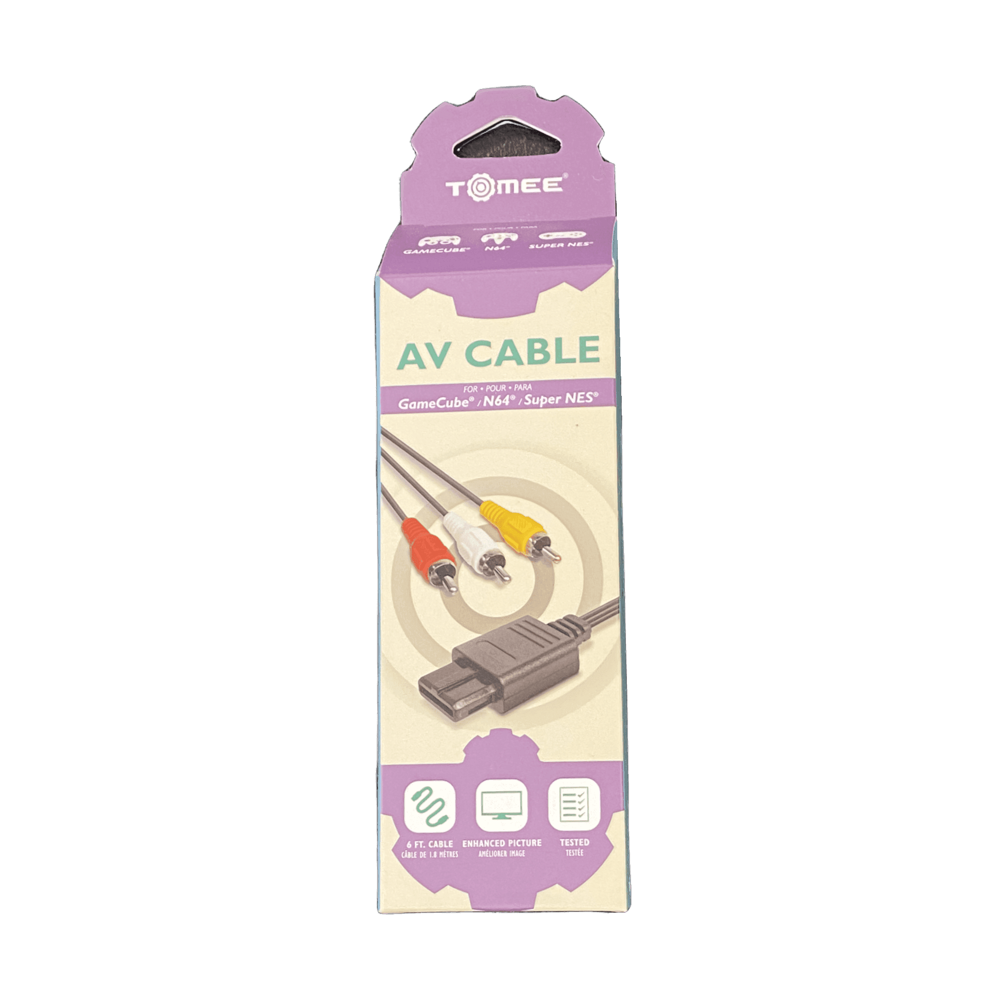 AV Cable for SNES/N64/Gamecube | New - Gamecube/N64/SNES RCA