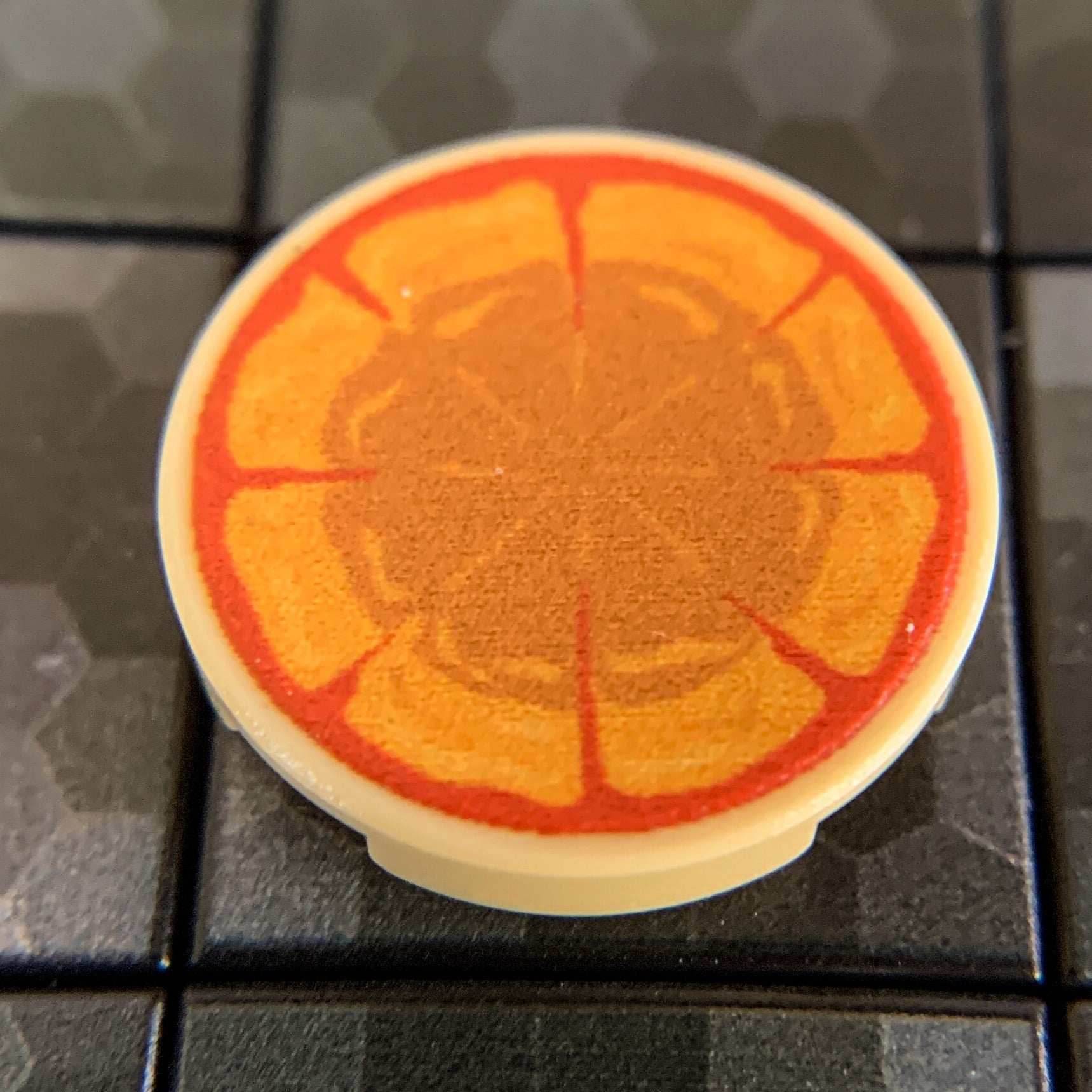 Cheese Pizza Pie - Custom (2x2 Round Tile) - 