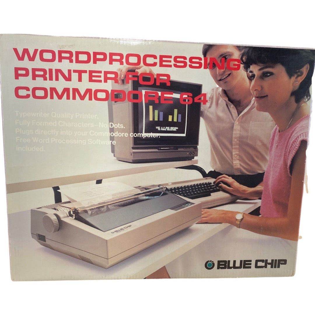 Blue Chip Word Processing Printer for Commodore 64 or 128 or VIC-20 - 