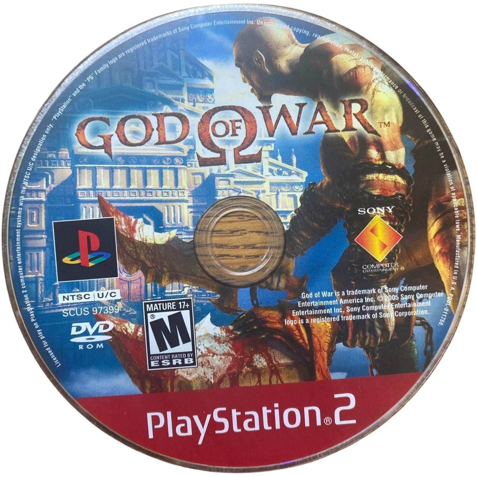God Of War [Greatest Hits] - PlayStation 2 (LOOSE) - Game Only