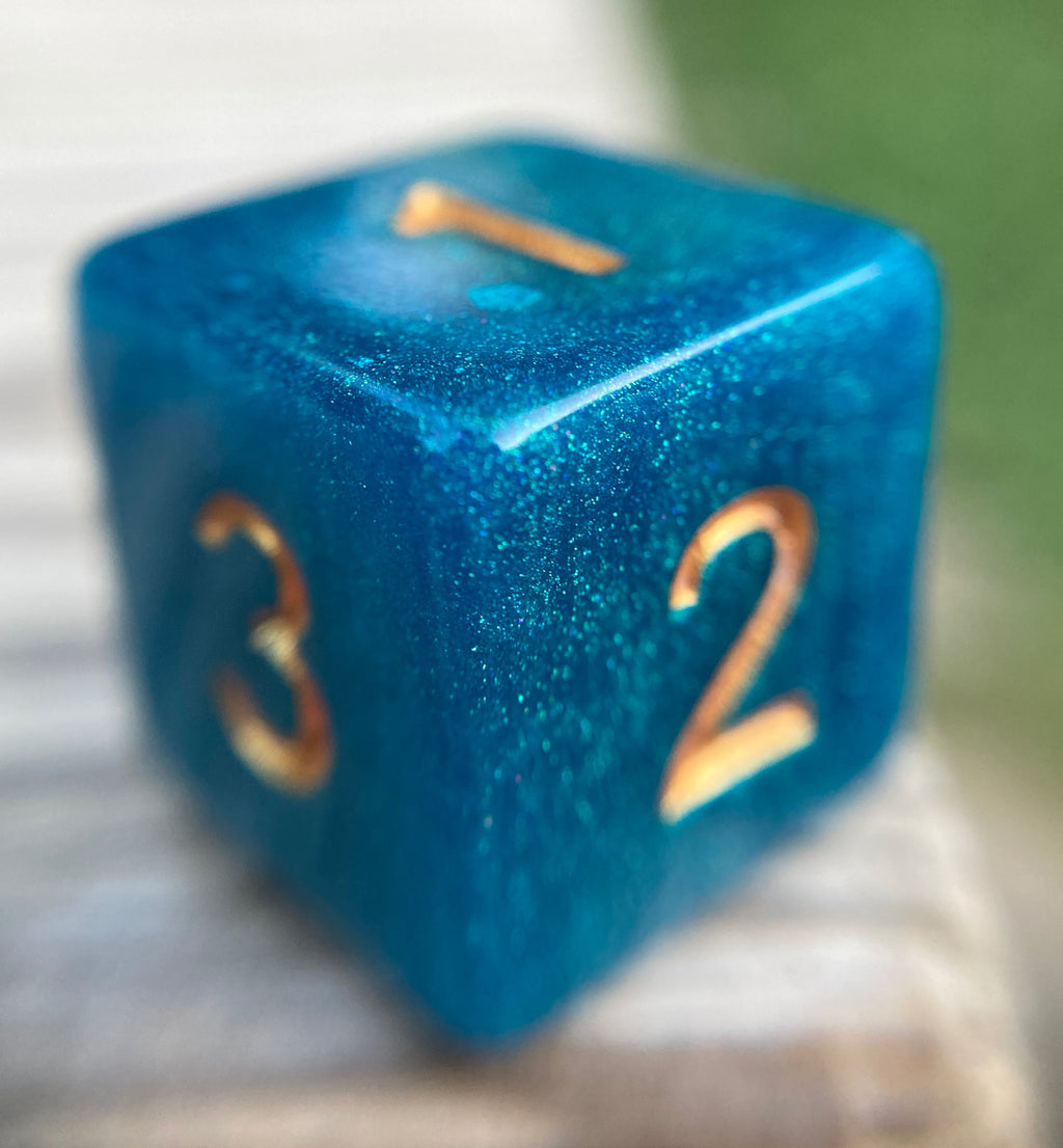 Jester Inspired Spiritual Weapon Handmade D6 Dice