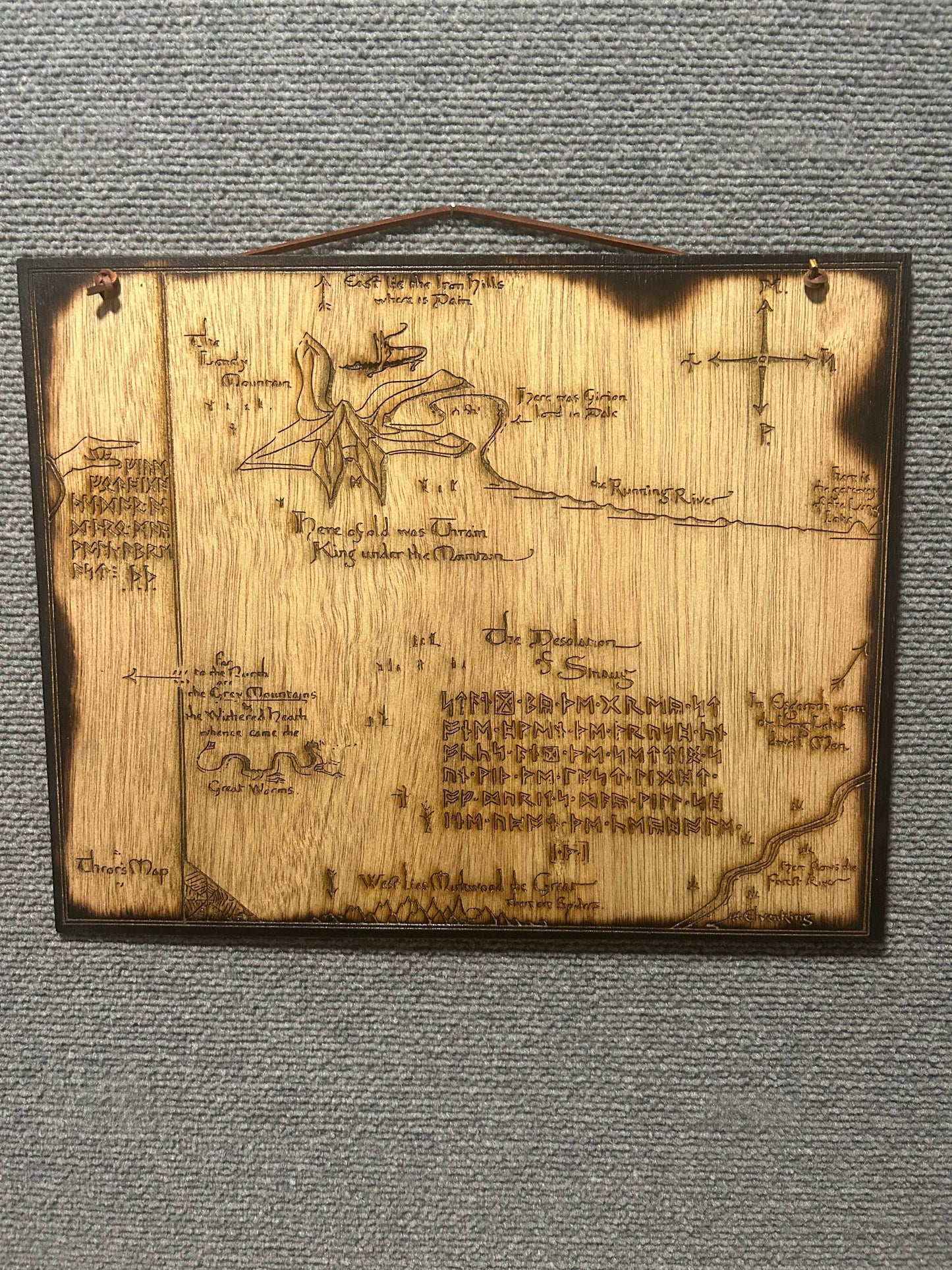 Thorin’s (Hobbit) Map - MED