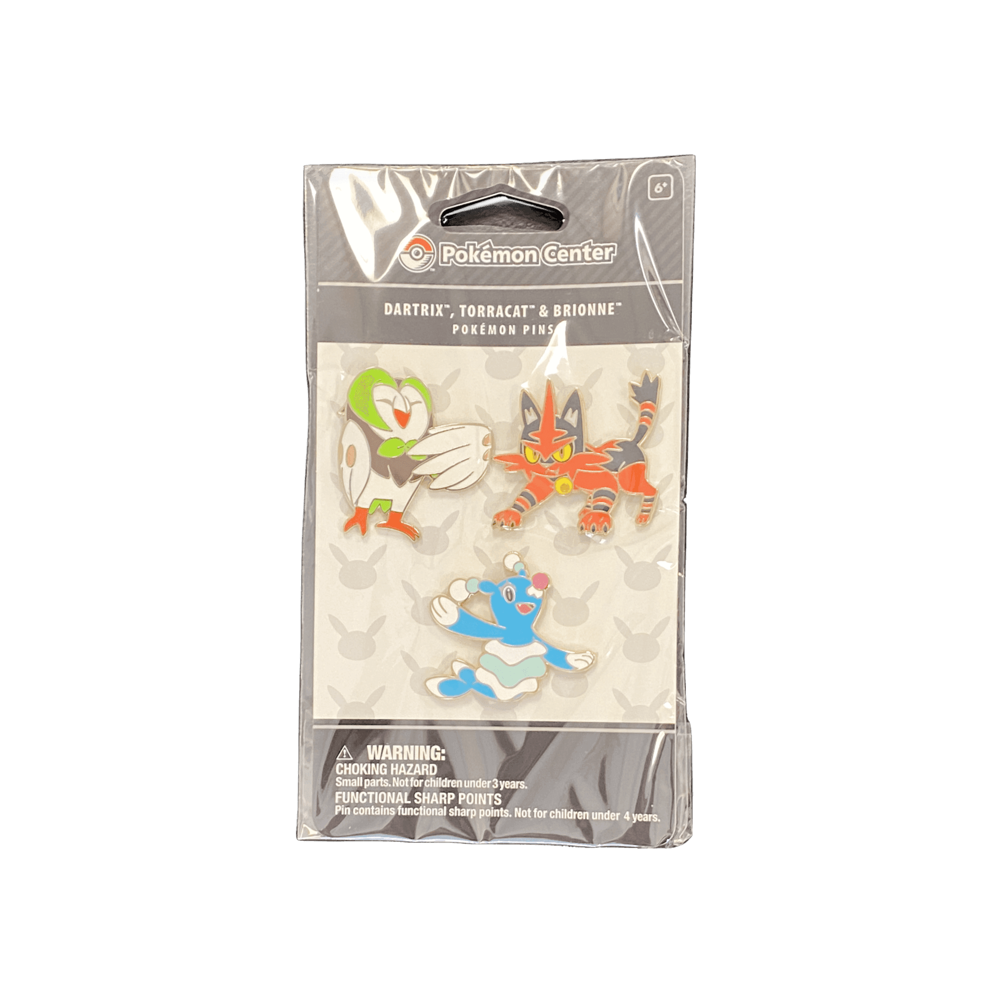 Pokemon Pins: Dartrix, Torracat and Brionne - 