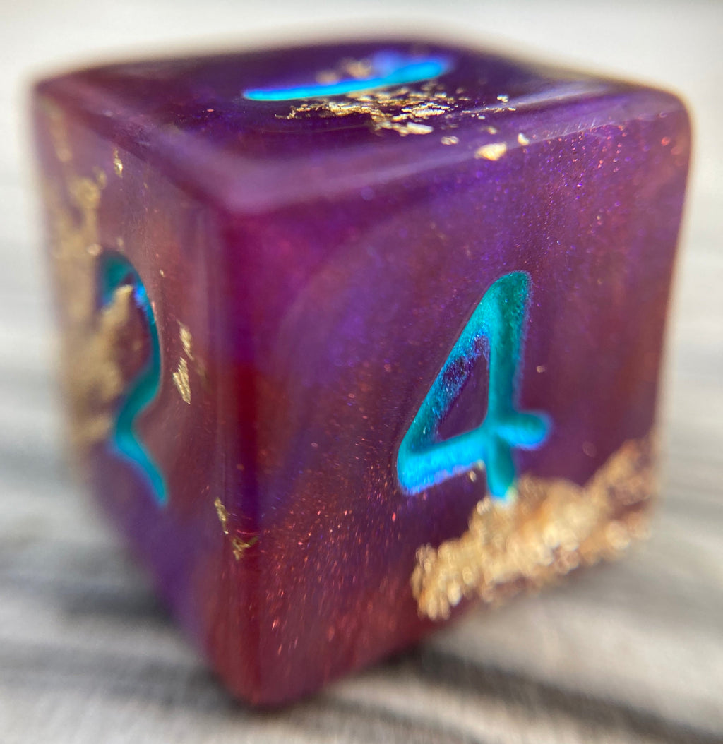 Mollymauk Inspired Handmade D6 Gaming Dice