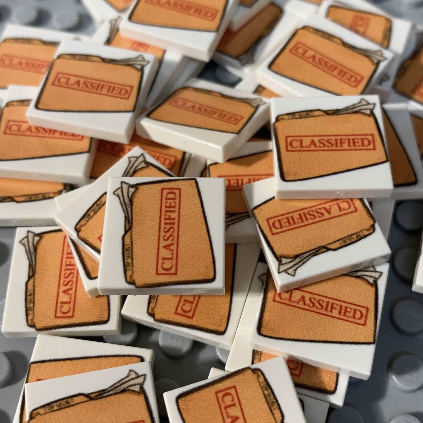 B3 Customs® Printed Classified Document (2x2 Tile) - 