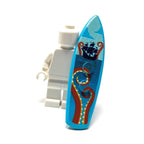 B3 Customs® Printed Kraken Surfboard made from LEGO® bricks - 