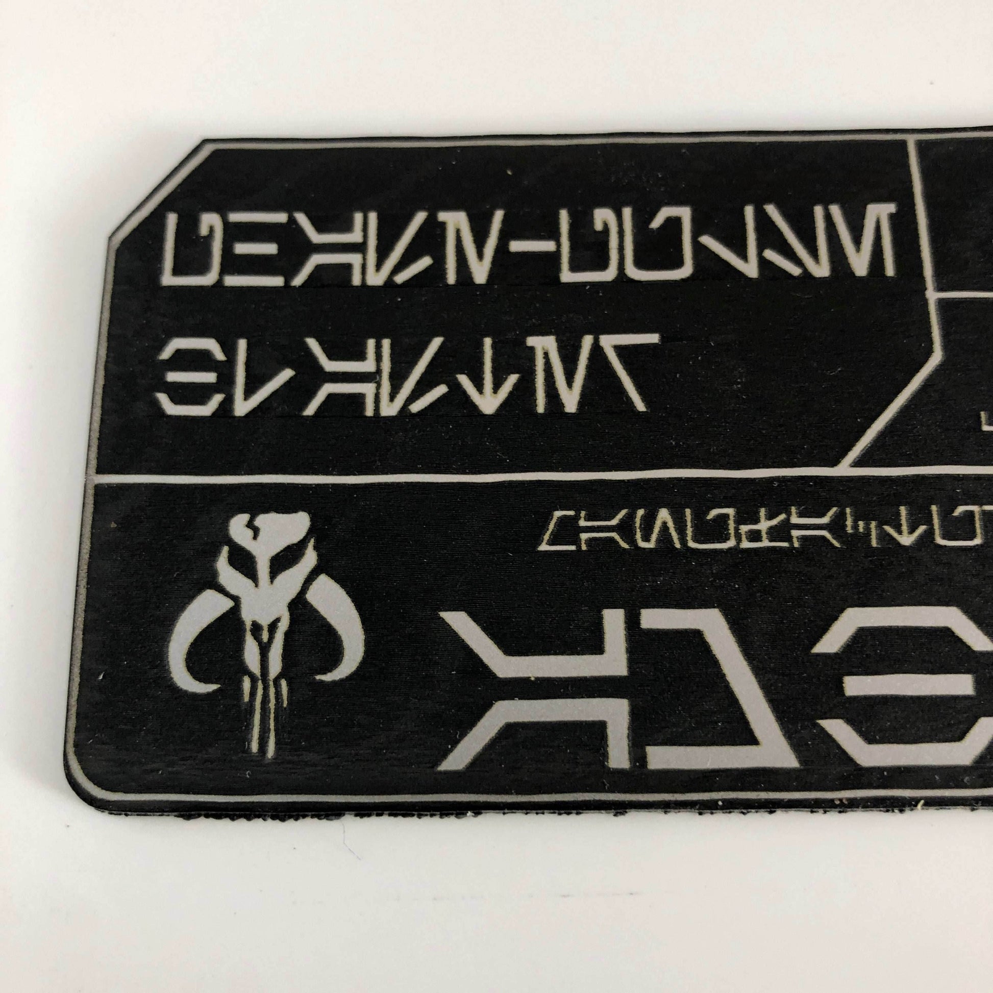 Mandalorian Amban Phase-Pulse Blaster Plaque - 