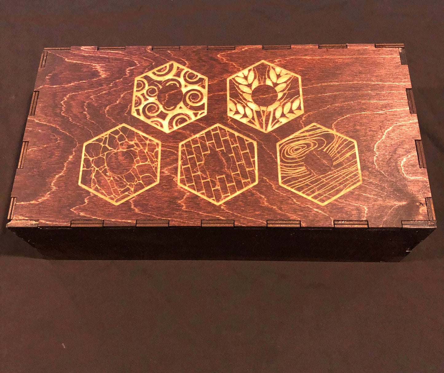 Catan Game Set Wood Box - 5 Tile Graphic