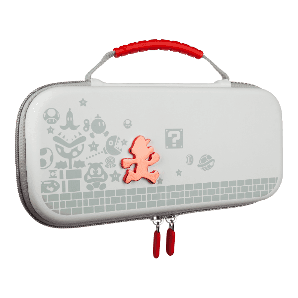 Switch Zipper Travel Case | New - Mario Embossed