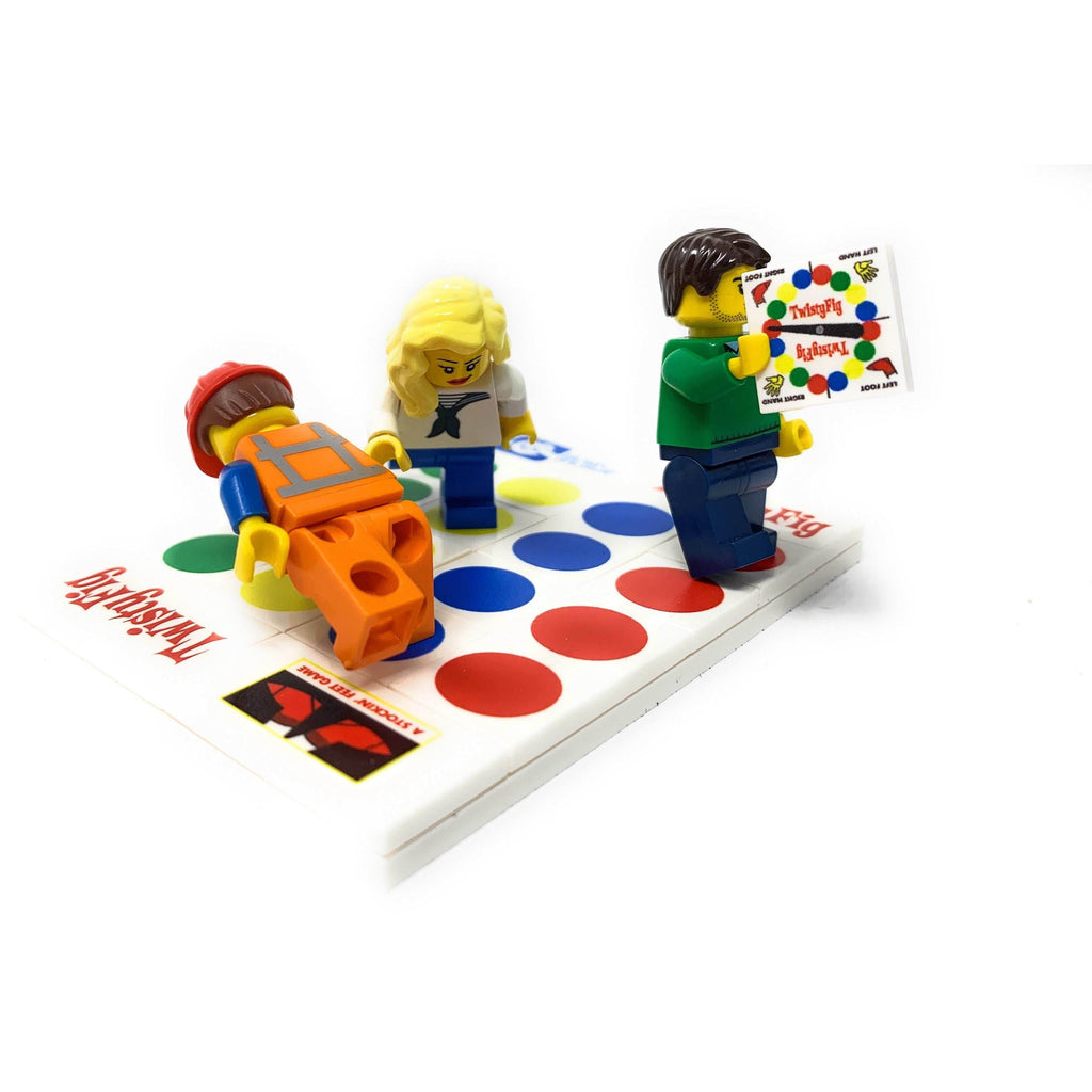 TwistyFig Minifig Board Game Building Set made using LEGO parts - 
