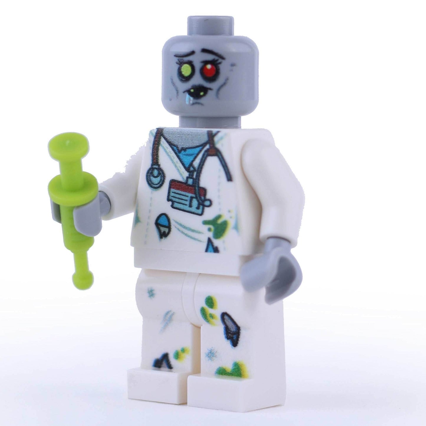Zombie Nurse - Custom Minifig made using LEGO parts - 