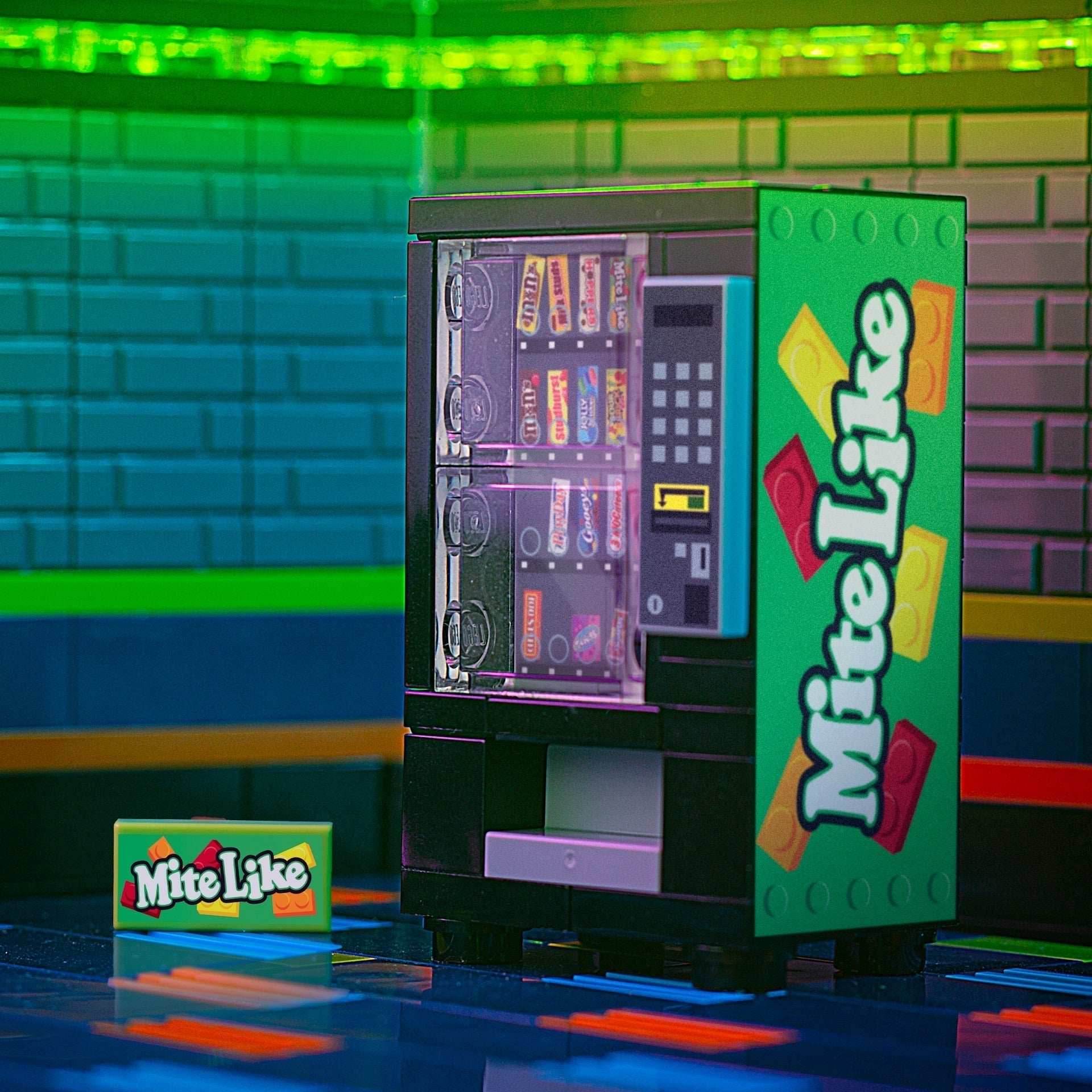 Mite Like - Candy Vending Machine made using LEGO parts - B3 Customs - 