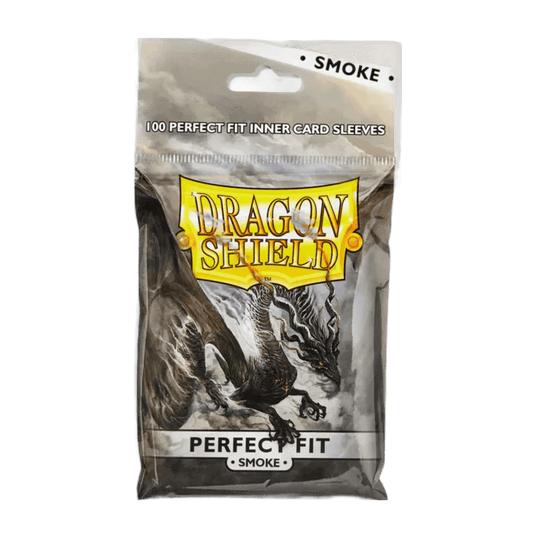 Dragon Shield Inner Sleeves Perfect Fit 100ct | Standard - Clear Front/Smoke Back Standard