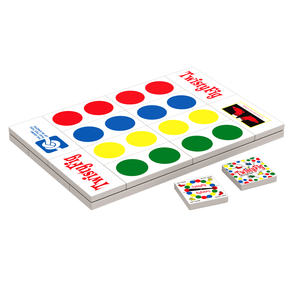 TwistyFig Minifig Board Game Building Set made using LEGO parts - 