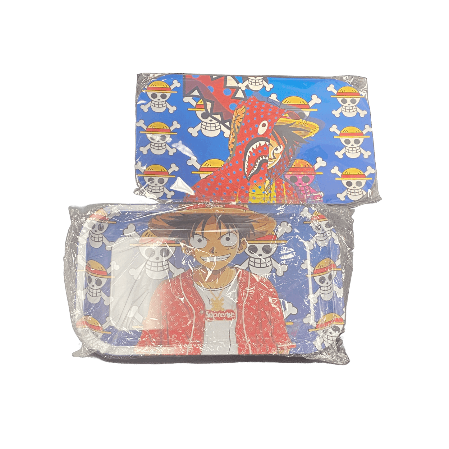 10” Metal Tray with Lid - One Piece / Supreme Mashup