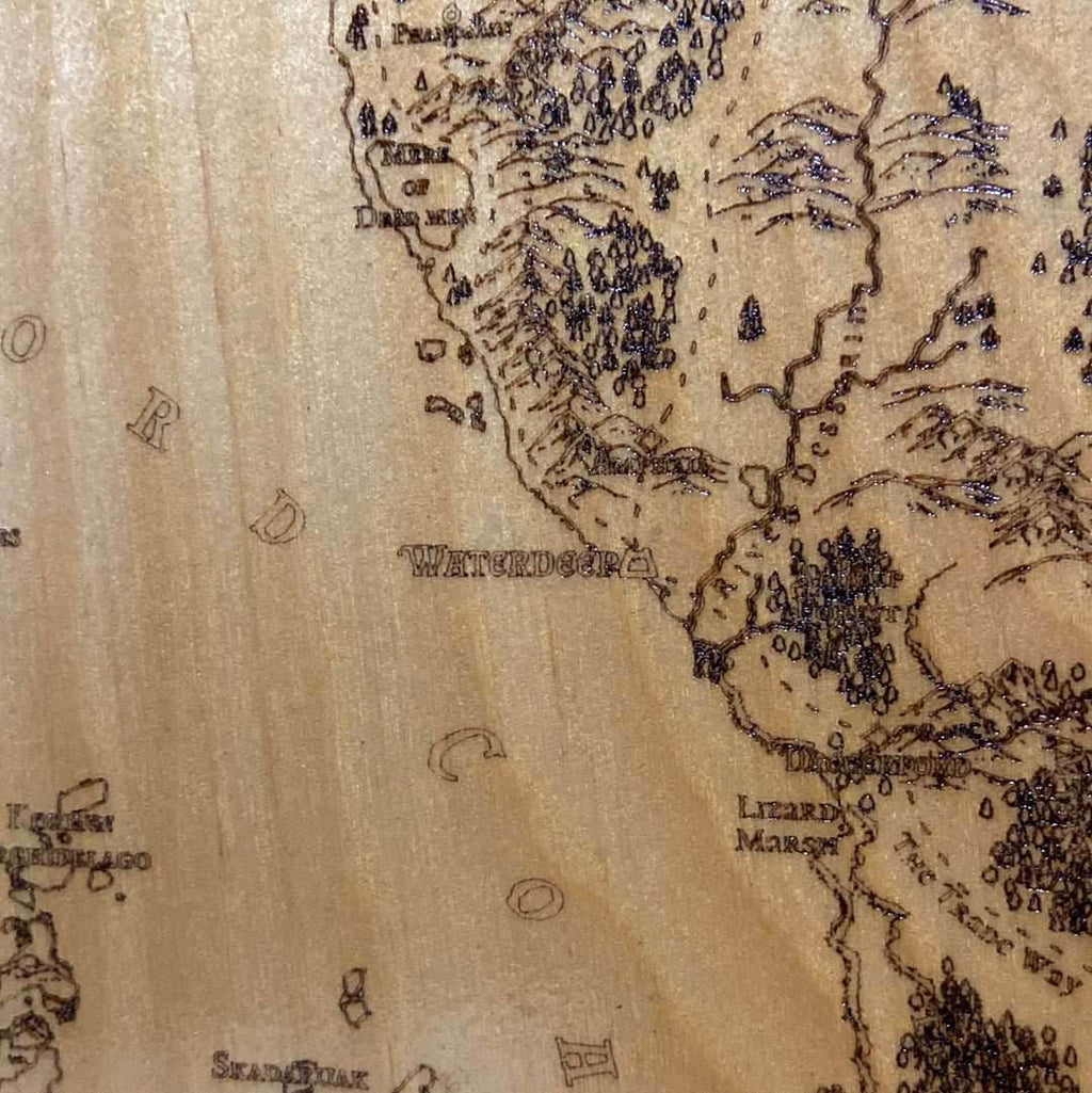 Forgotten Realms Sword Coast Map - XXL