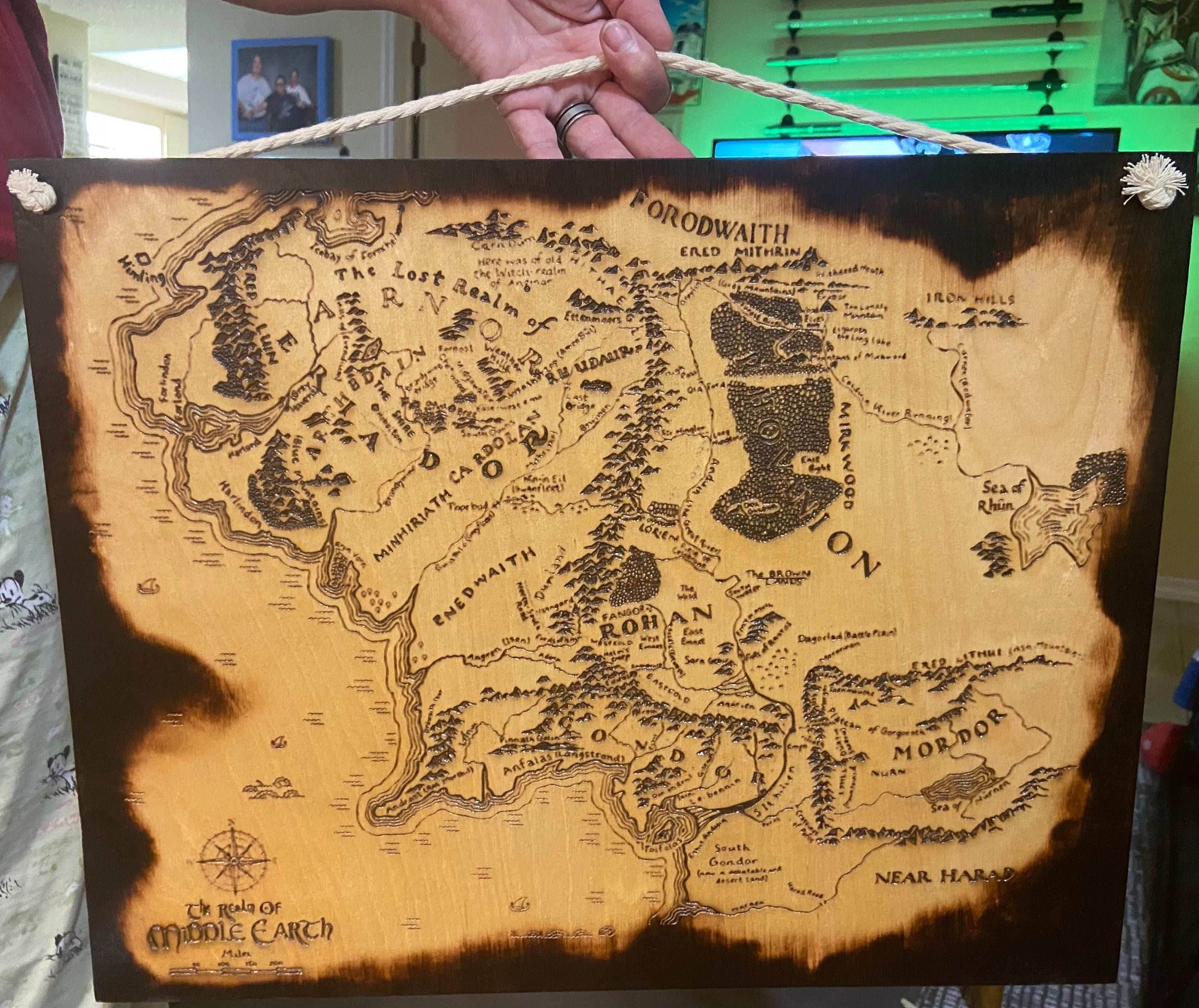 Middle Earth Map - Medium