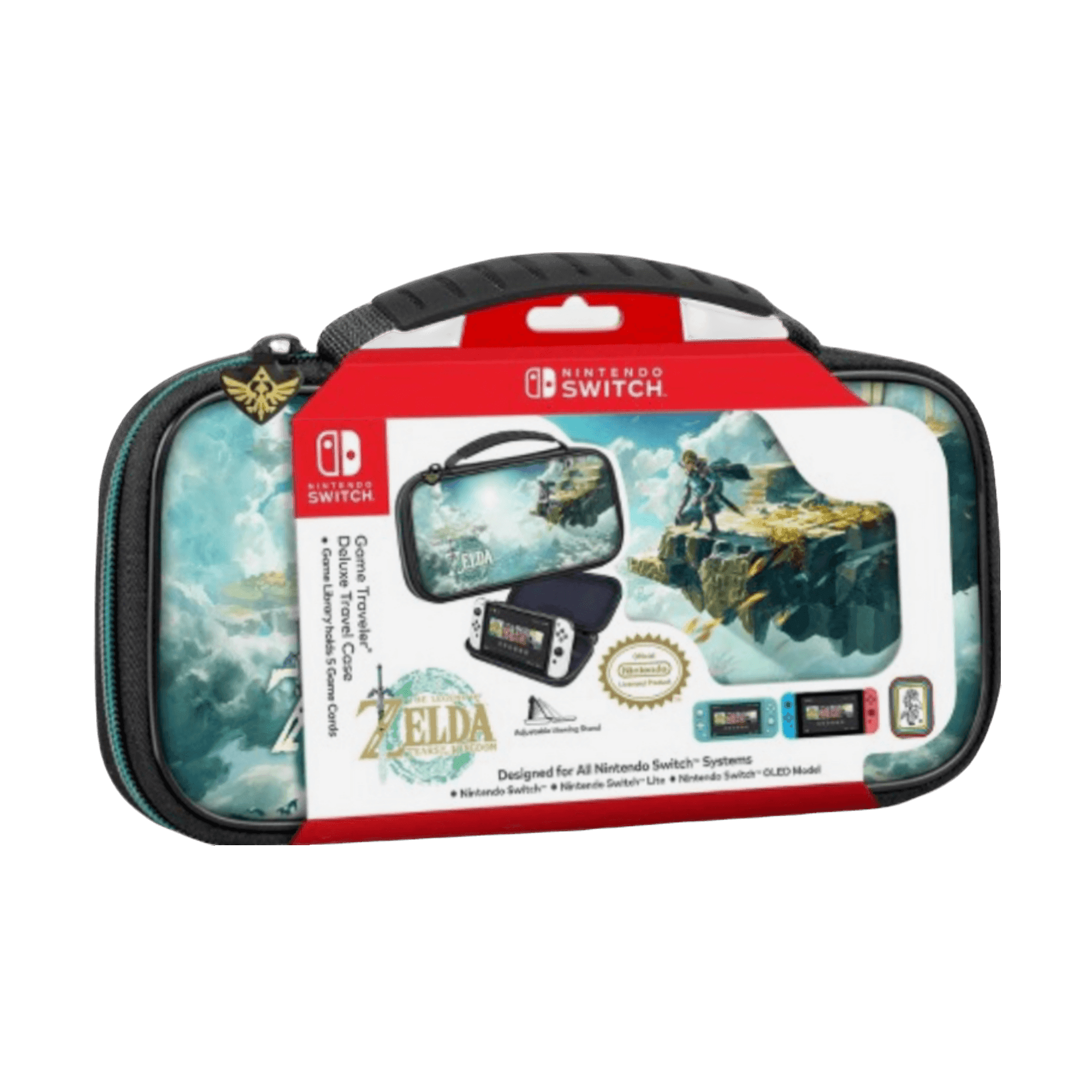 Switch Zipper Travel Case | New - Zelda Tears of the Kingdom