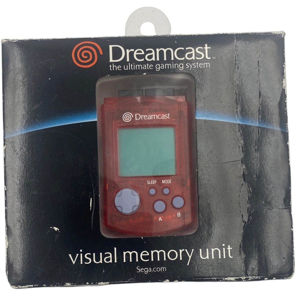 Memory Card Visual VMU - Sega Dreamcast - Red - Complete in Box