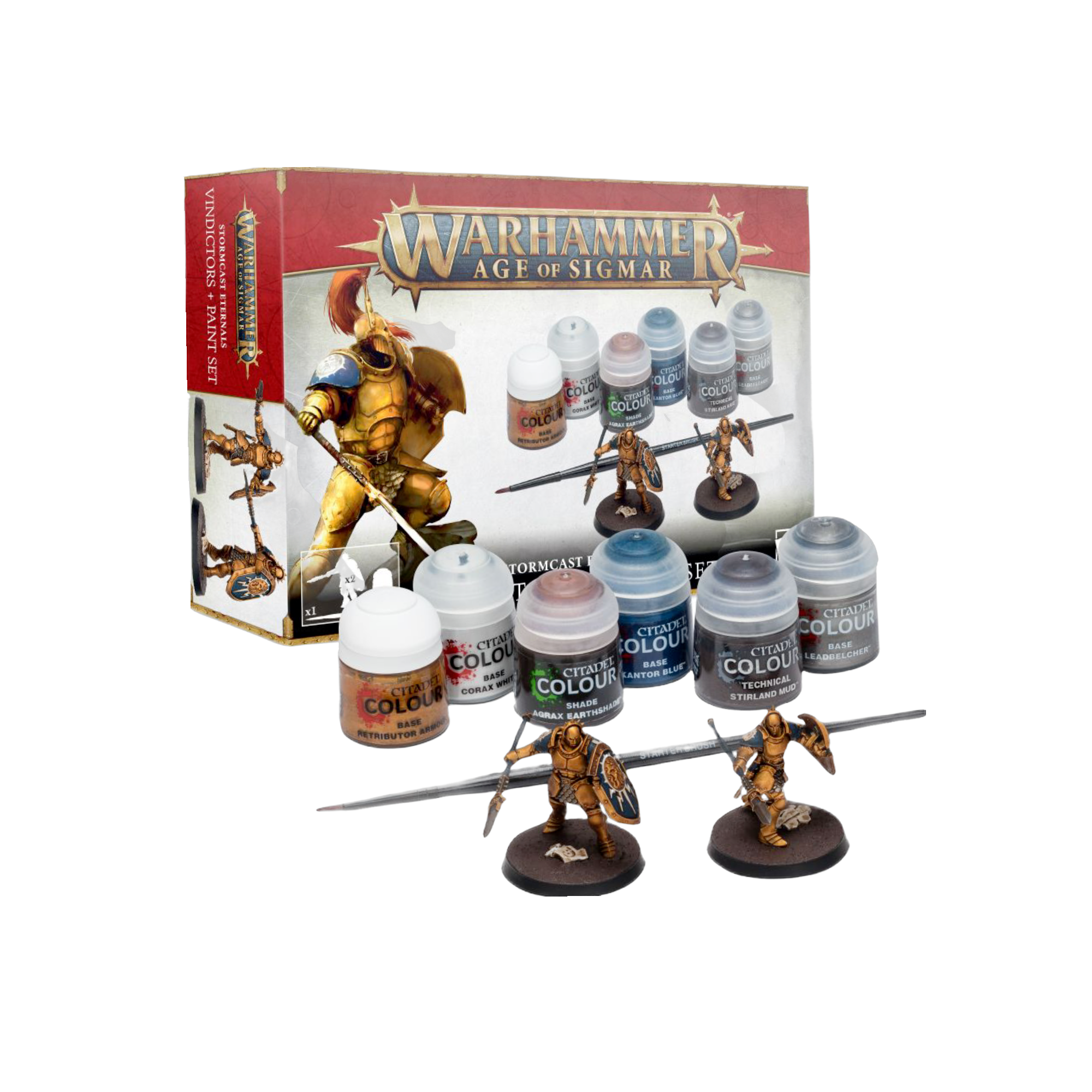 Warhammer 40k Stormcast Eternals Vindictors + Paints Set